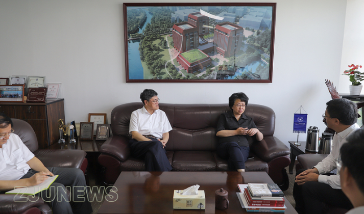 教育部黨組成員、副部長翁鐵慧一行到浙大調(diào)研