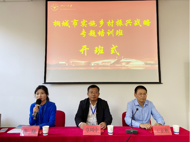 桐城市實施鄉村振興戰略專題培訓班順利開班