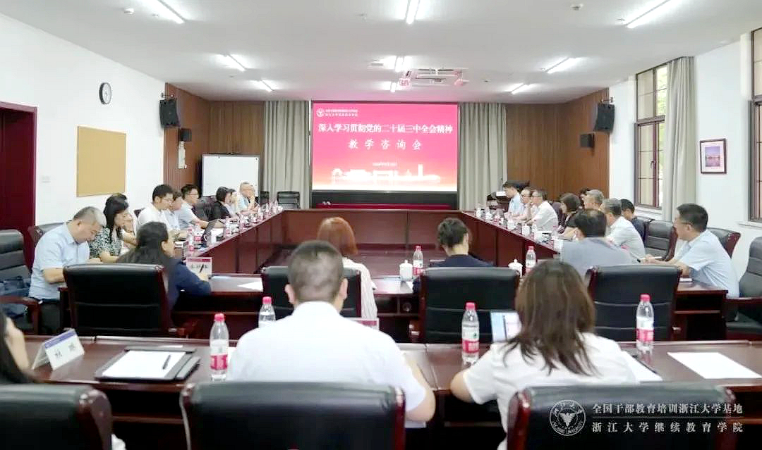 我院召開“深入學習貫徹黨的二十屆三中全會精神”教學咨詢會